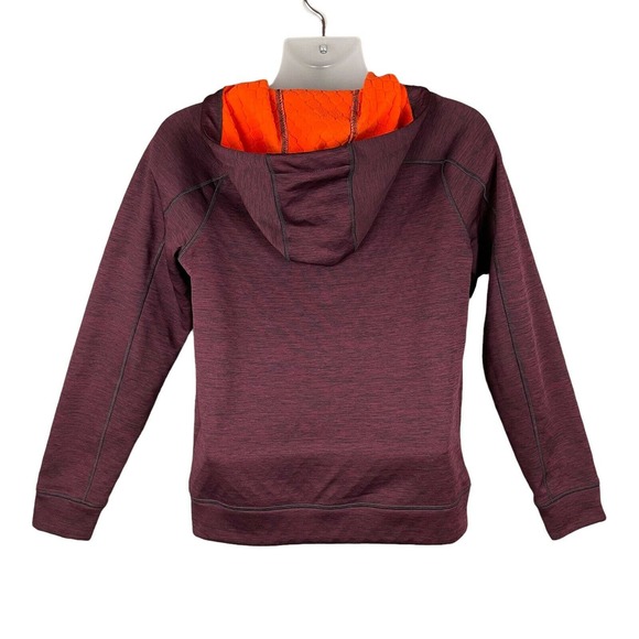 American Eagle AE Active Flex Mens Jacket Small Full Zip Hooded Sweatshirt Red - Picture 9 of 12